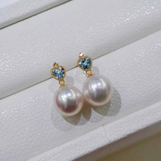 pearl earrings for dangling style
